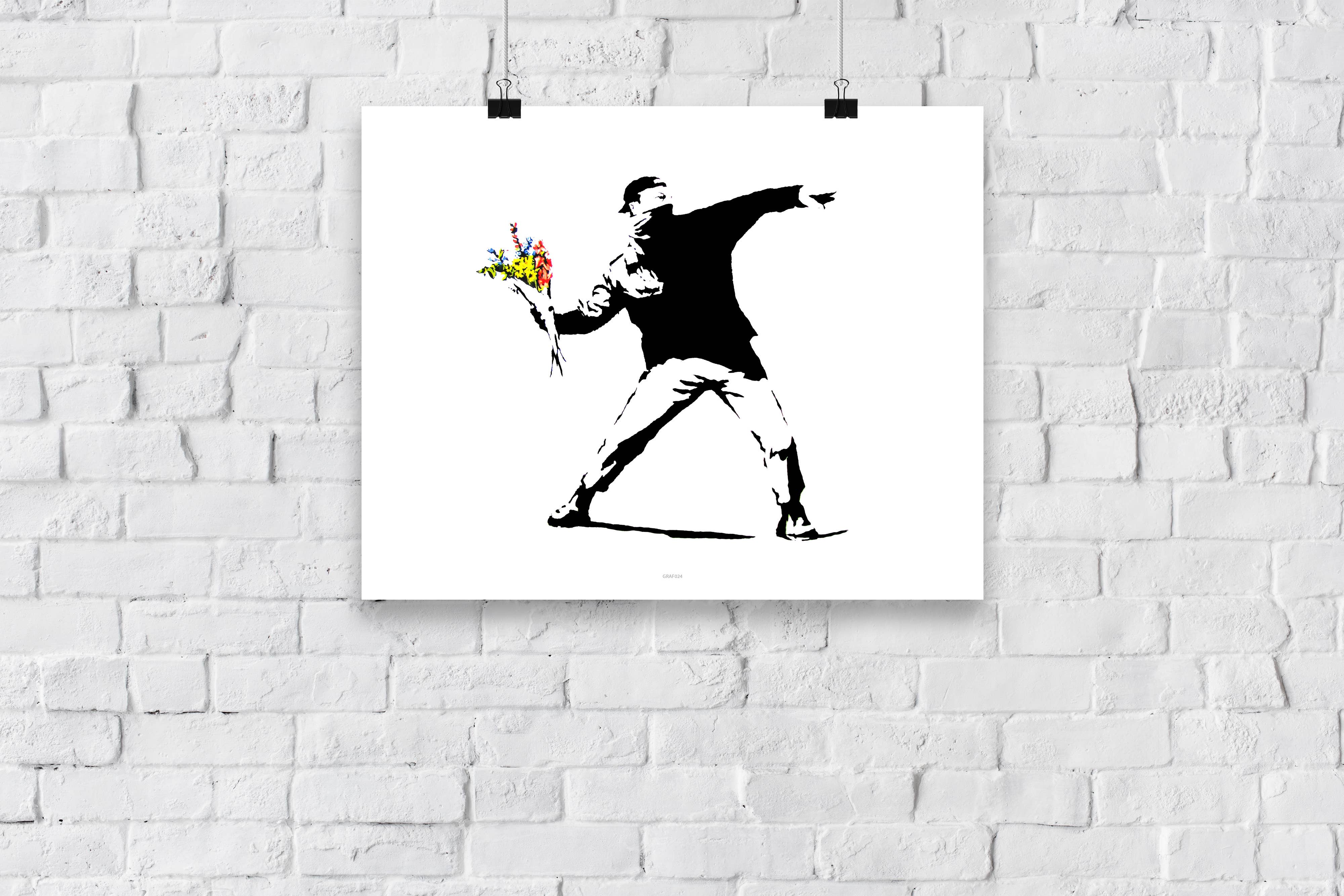 Star Editions - Wholesale Art Print - Graffiti Art - Flower Throw - 11X14” Premium Art Print2