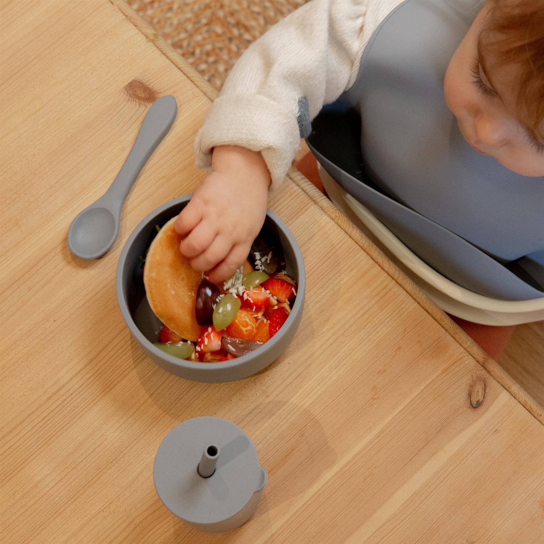 Rinkit Ltd - Wholesale Bowl - Kids & Baby - Baby Silicone Suction Bowl with Lid - By Tiny Dining5