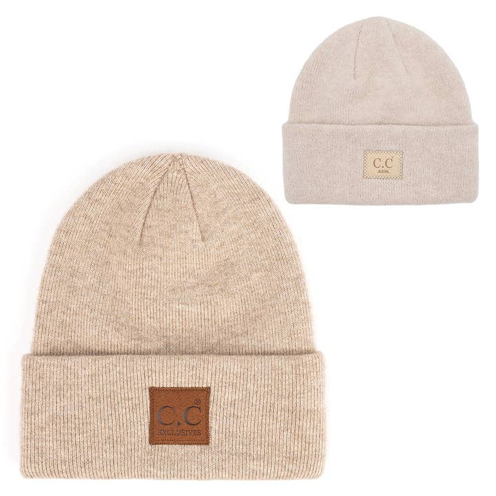 Fashion City - Venta al por mayor Gorro de lana - Niños - Gorros clásicos de mamá y yo, modelo Heather, a juego, para niños6