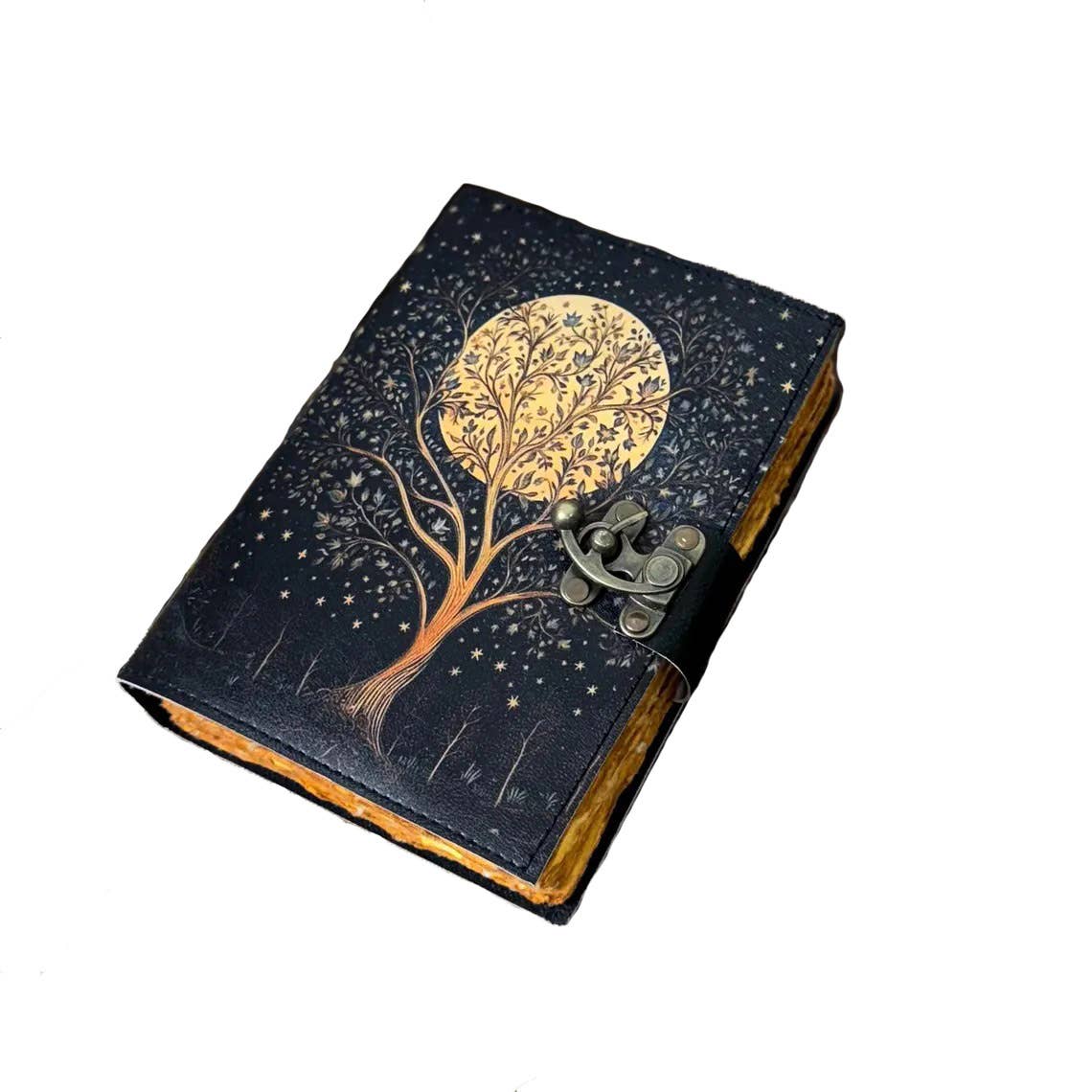 Billion Brothers – Capa de diário por atacado – Caderno de Viagem em Couro com Árvore da Vida Grimoire Celta0