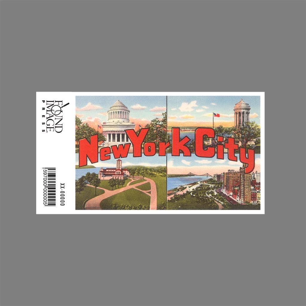 Found Image Press - Wholesale Sticker - Sticker NY-634 Sights of New York City1