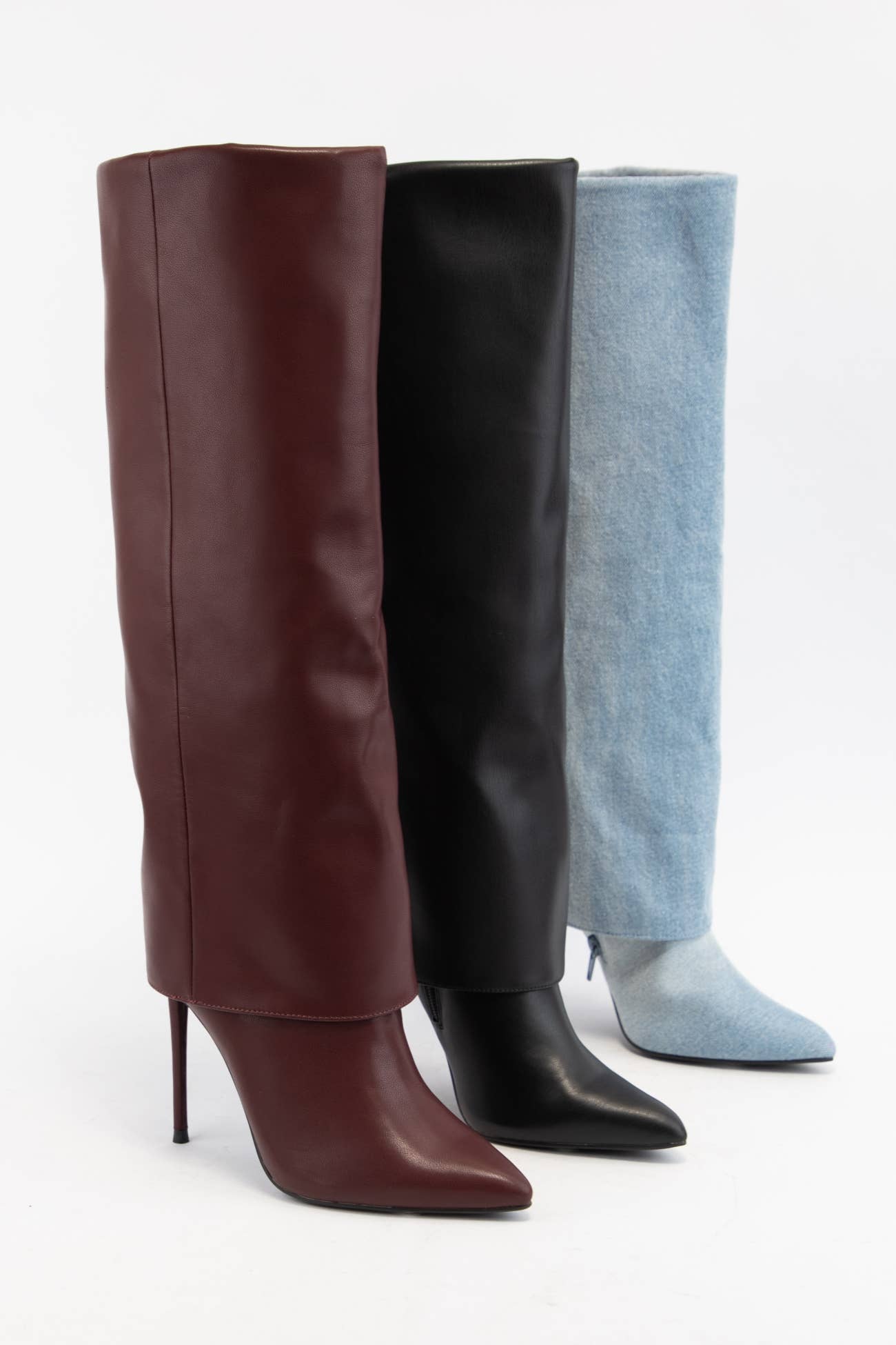 CCOCCI - Vente Bottes – femme - CARINA-01A BOTTES HAUTES À TALON AIGUILLE REPLIABLES3