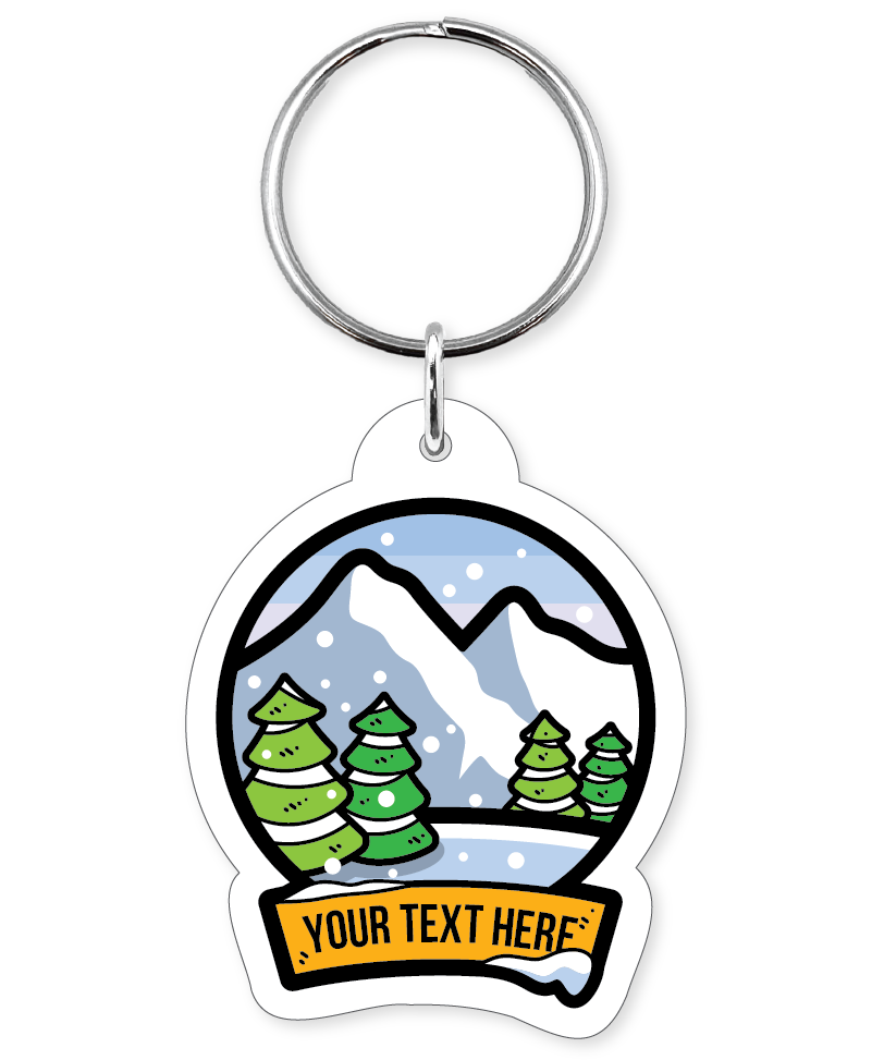 Morris Magnets – wholesale Keychain – Unisex – Keychain - Snow Globe1