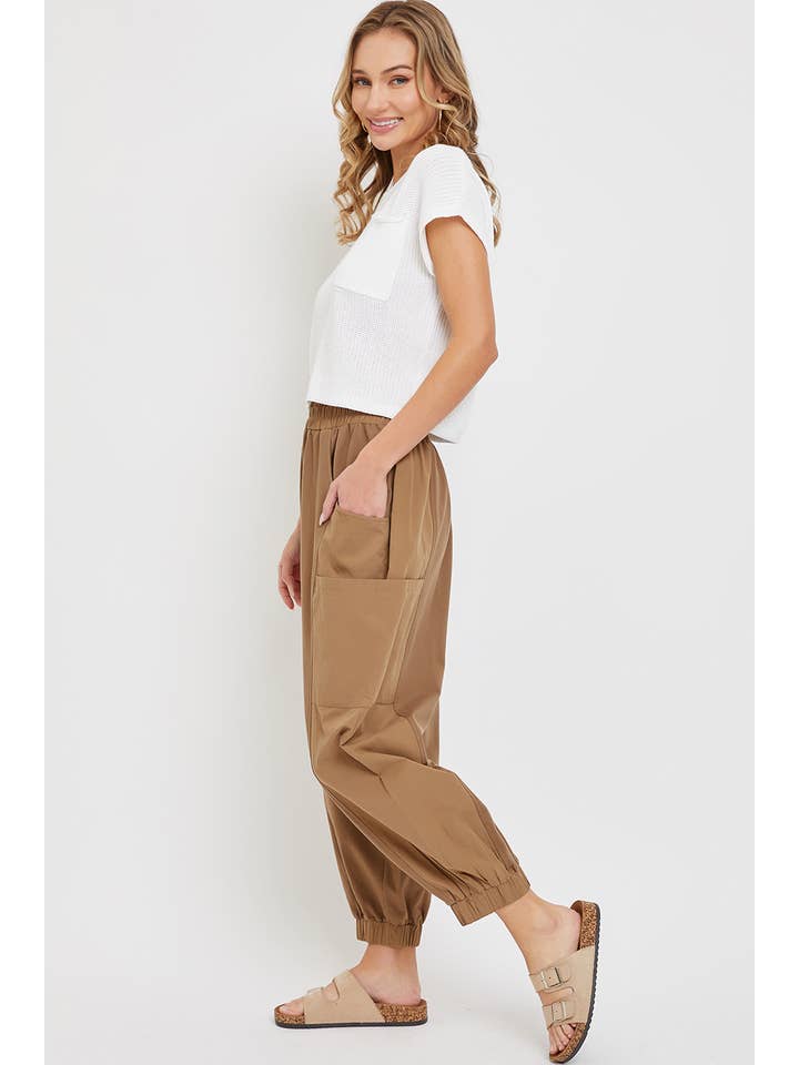 Sweet Lovely by Jen - Wholesale Lounge Sweatpants/Joggers - Women's - CASUAL COMFY WIDE-LEG HARMES JOGGERS8