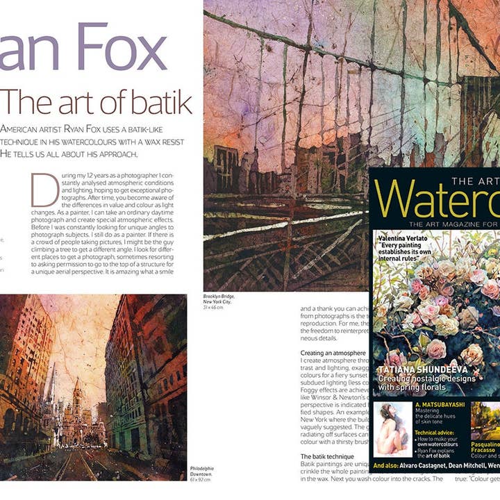 Ryan Fox Fine Art - Wholesale Painting/Drawing - Eiffel Tower at sunset- Paris, France. Eiffel Tower art. Eiffel Tower watercolor landscape painting Paris fine art France home decor (print)8