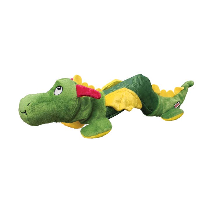 Pet Palette Distribution - Wholesale Pet Plush Toy - Dog - KONG® Shakers™ Dragon Dog Plush Toy Large/XL