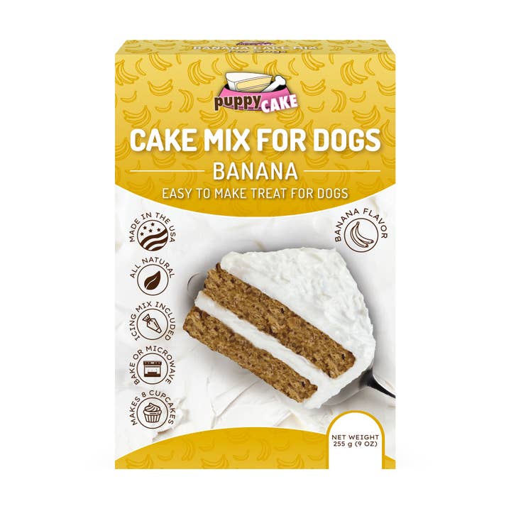 Pet Palette Distribution - Wholesale Pet Treats - Dog - Puppy Cake Mix Banana Flavored