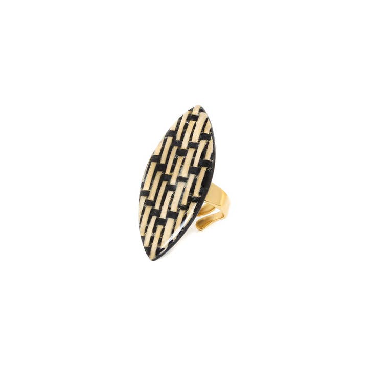 MADAM BOGOLAN adjustable oval ring for wholesale by Nature Bijoux