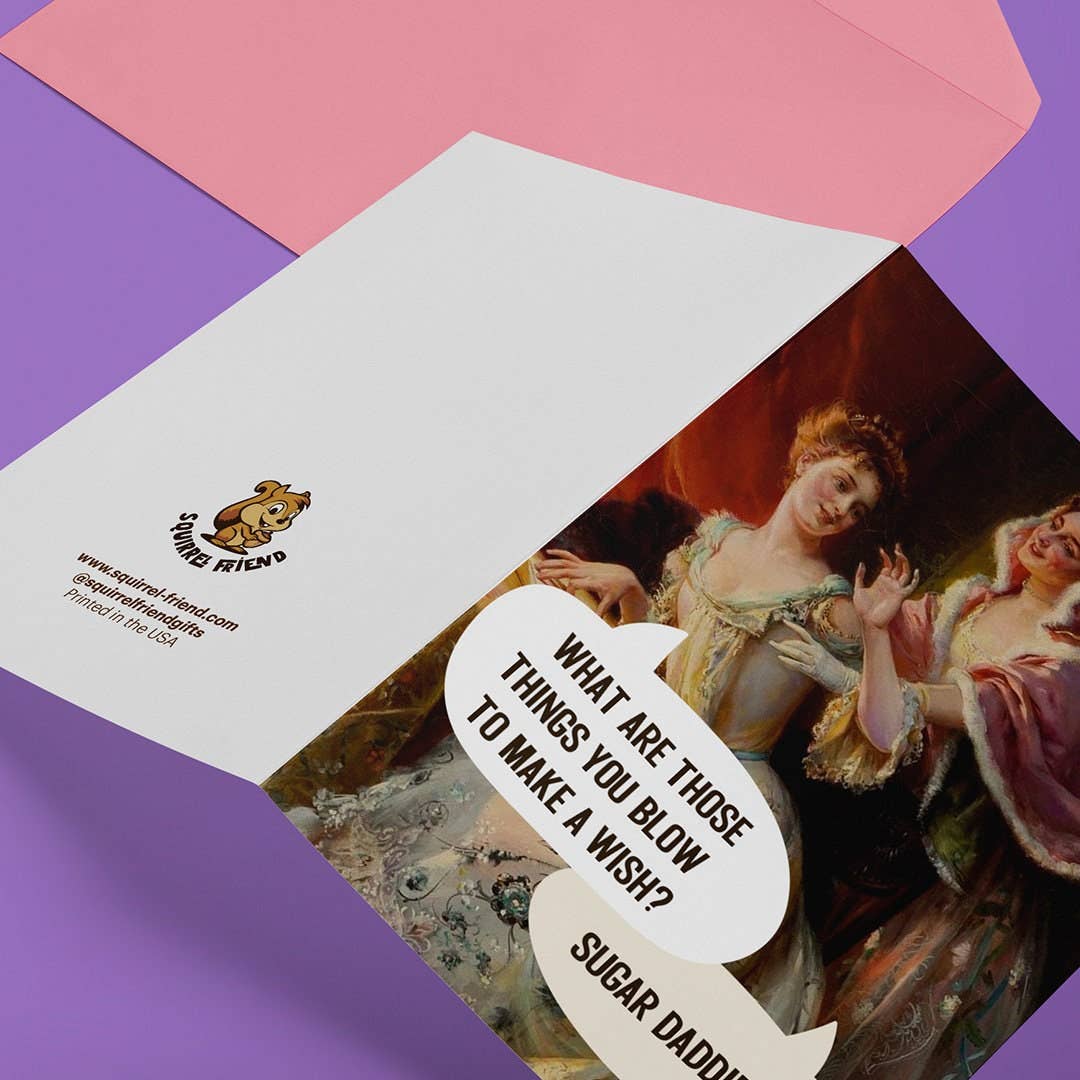 Squirrel Friend Gifts - Vente Cartes d'anniversaire - Carte d'anniversaire amusante et irrévérencieuse de Sugar Daddies pour adulte2
