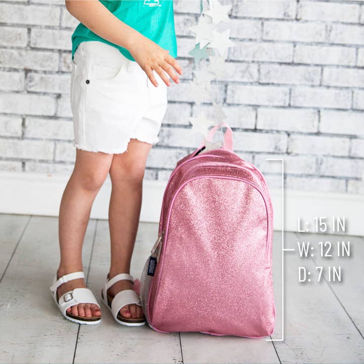 Wildkin - Wholesale Backpack - Kids - Pink Glitter Backpack - 15 Inch