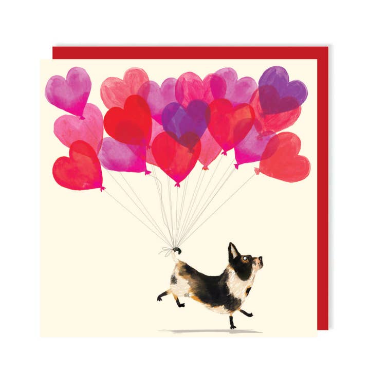 Tarjeta de Globos de San Valentín | Tarjeta de Felicitación de Amor de San Valentín para venta al por mayor de Charley Rabbit Cards
