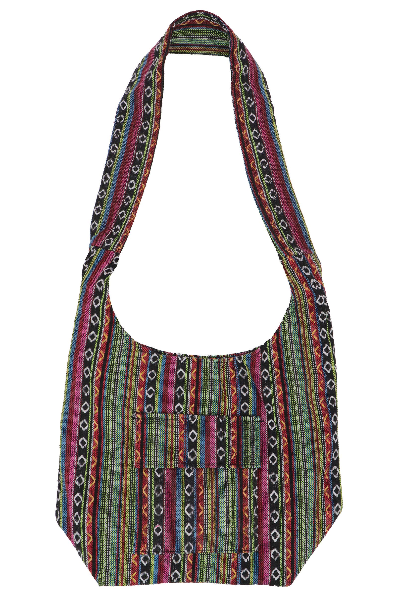 ASSORTED Navajo Baja Tribal Zipper Canvas Hobo Bag for wholesale on Faire5