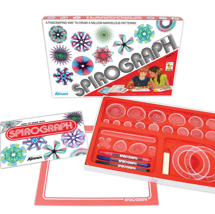 Spirograph Retro Deluxe Set –Spirograph - Doodle Art Journal - Retro Gift for wholesale by Play Monster
