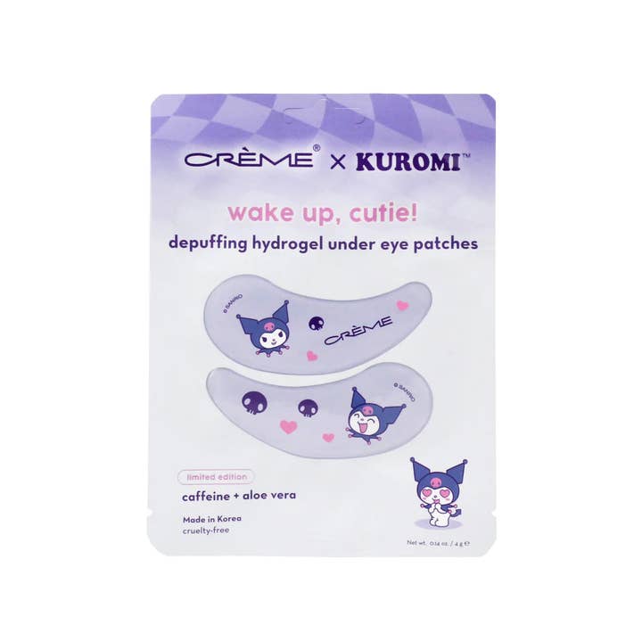 Sol Beauty Lab - Wholesale Eye Treatment Mask - The Crème Shop Kuromi Hydrogel Under Eye Patches