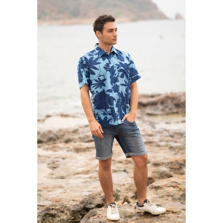 Isla Bonita By SIGRIS Men's Shirt Tayrona 38776 for wholesale by Isla Bonita By Sigris