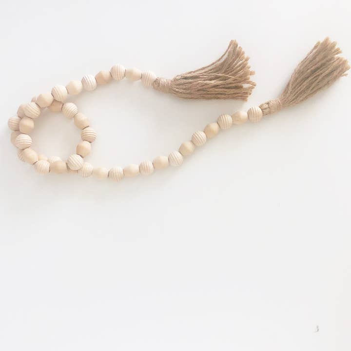 Foundations Decor - Wholesale Bunting/Garland - Wood Bead Garlands - classic colors and shapes22