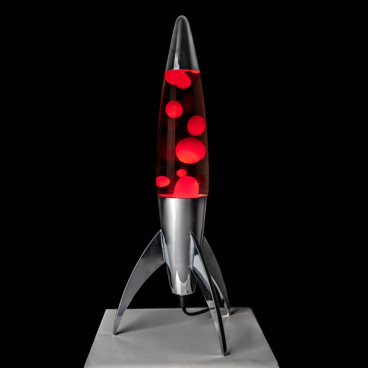 Fisura - Wholesale Lava Lamp - Red rocket lava lamp (EU plug, voltage 220-240 V)