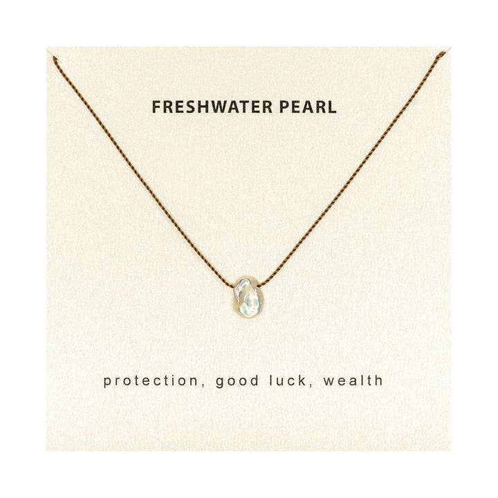 Colar de Riqueza Keshi Pearl, Presente de Amor para o Dia dos Namorados por atacado de Soulsilk