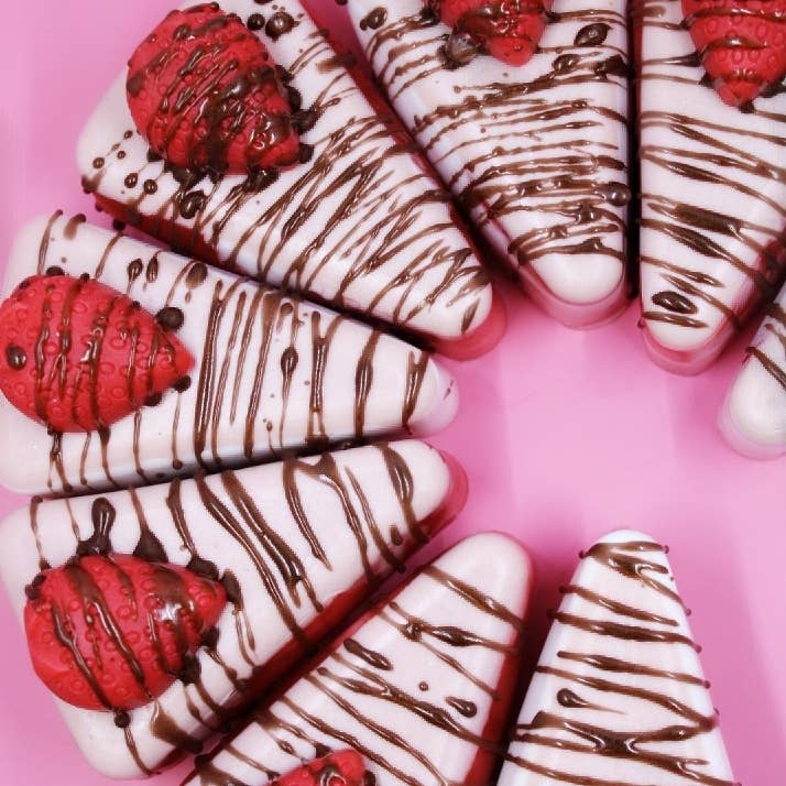 Migdalia Skincare - Vendita all'ingrosso Saponette - Sapone a fette alla torta con fragole e cioccolato in vendita all'ingrosso2