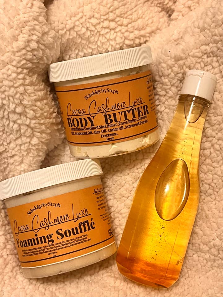 Conjunto de corpo Cocoa Cashmere Luxe por atacado de SkindulgebySteph