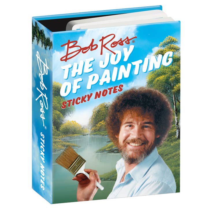 Unemployed Philosophers Guild - Wholesale Sticky Notes - Bob Ross Sticky Notes1