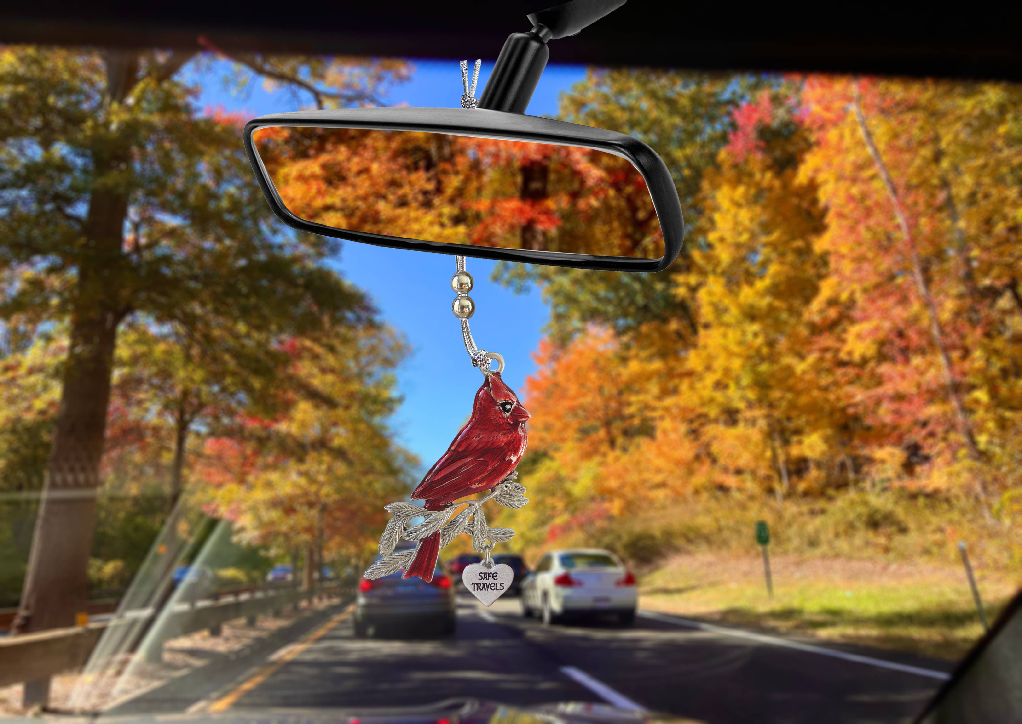 Abbey + CA Gift - Wholesale Car Decorative Charm - Unisex - Cardinal Car Charm 1