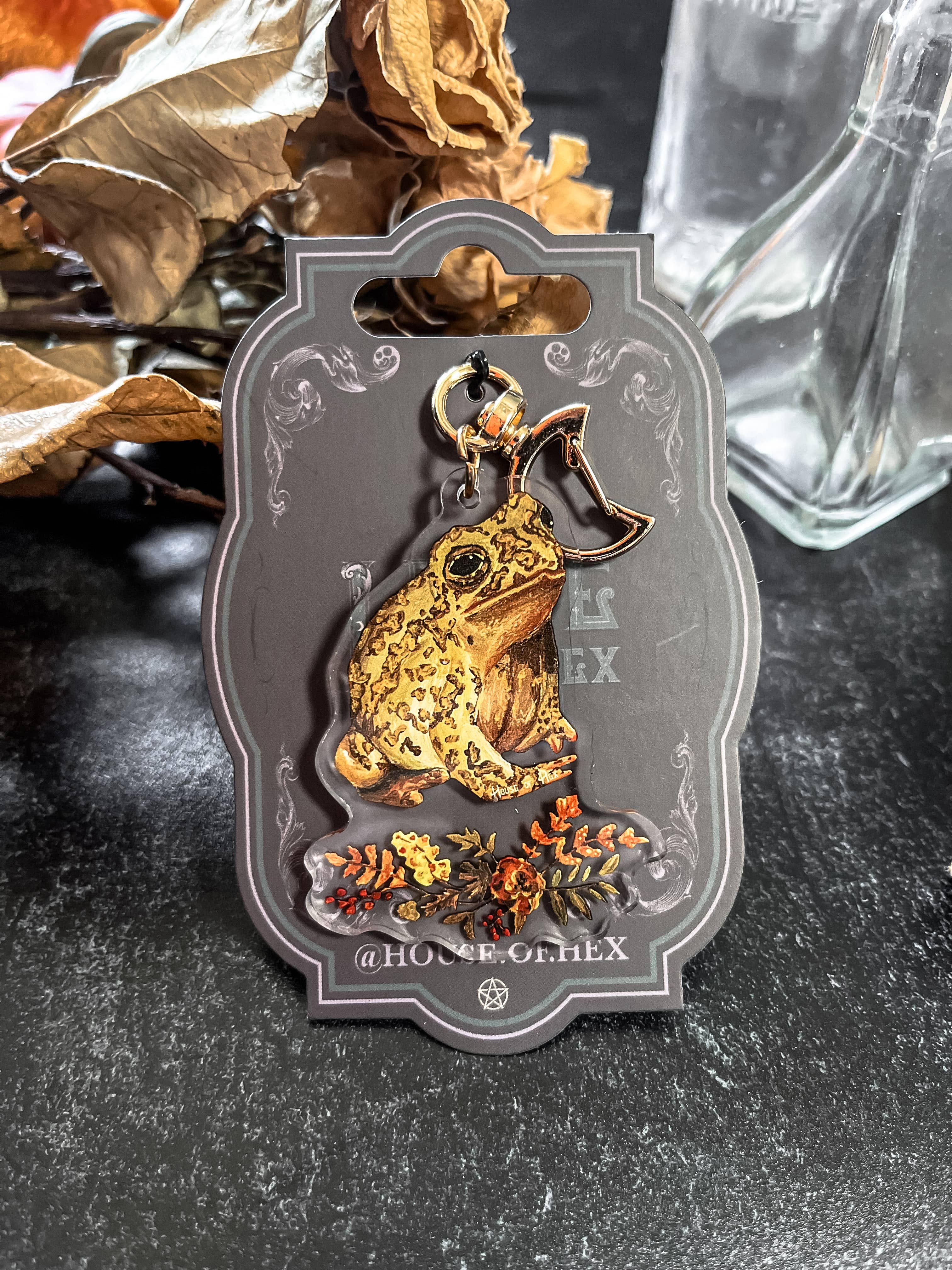 House of Hex – wholesale Keychain – Women's – Toad Keychain | Frog | cottagecore | Accessories | Witchy8
