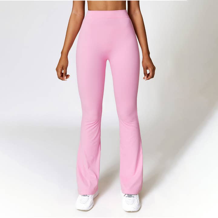 WONDERXFANS - Wholesale Athletic Sweatpants/Joggers - Women's - Buttock lift yoga exercise wide leg flared pants19