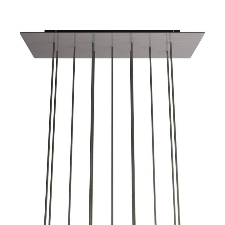 Rosette XXL Rose-One rektangulær med 11 huller og 6 sidehuller, for engroshandel hos LIGHTINUP S.R.L.