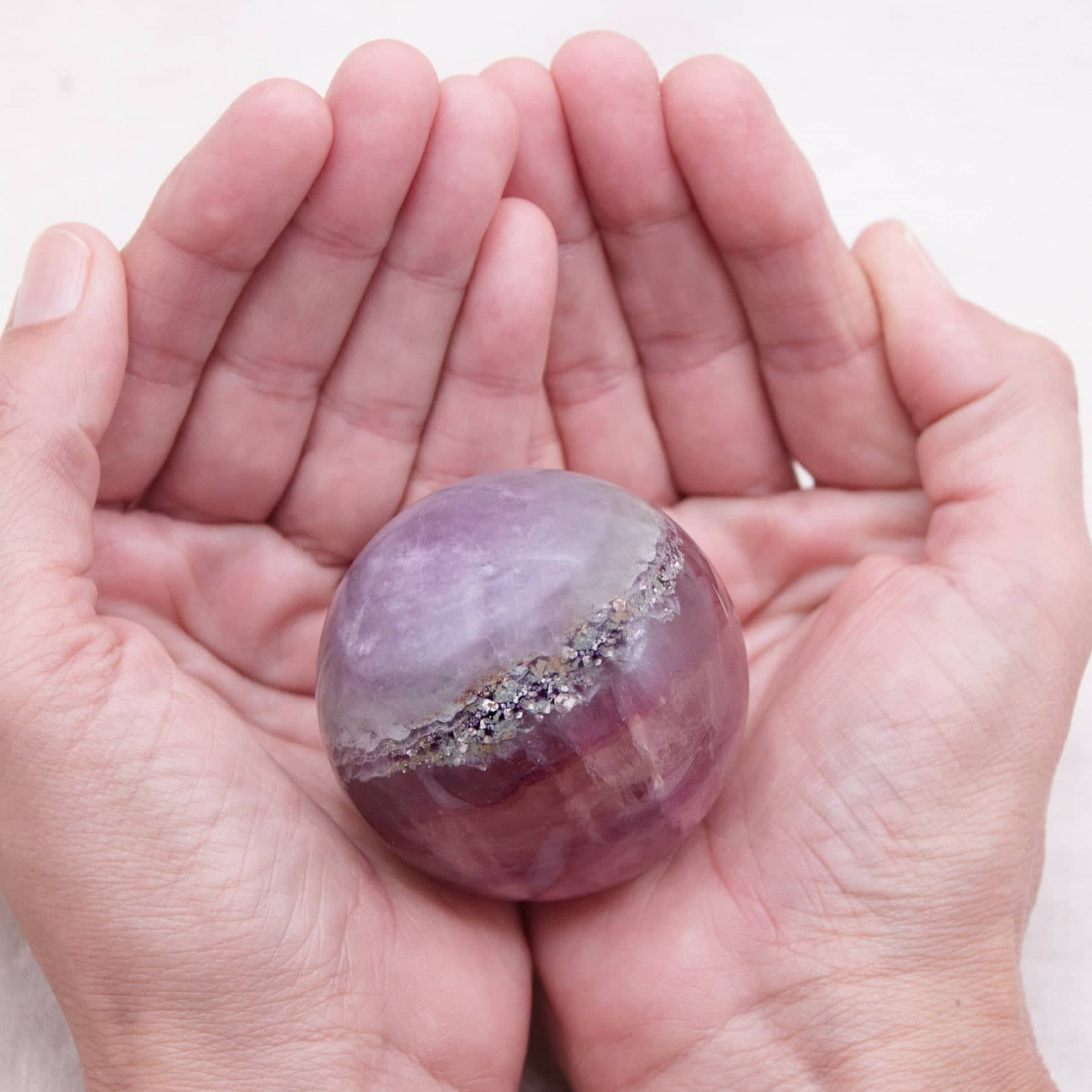 Tiny Rituals - Wholesale Spiritual Stone/Crystal - Rare Rainbow Fluorite Spheres - AAA Premium Quality34