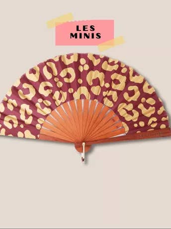 Lille leopard vifte guld / beige nr. 40 - VentiLLo - MaLune af JolieJulie for engroshandel hos ATELIER MFK