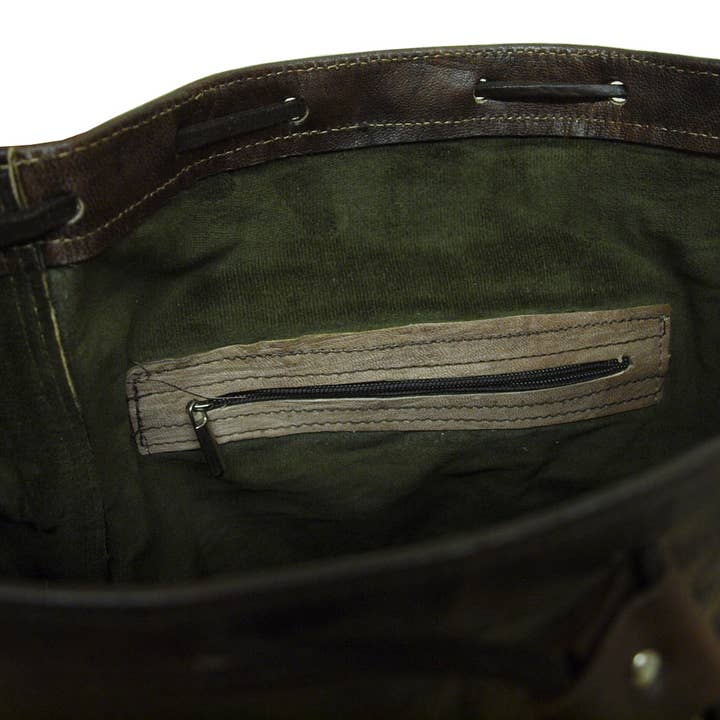 BERBER LEATHER - Wholesale Backpack - Women's - Large Leather Rucksack4