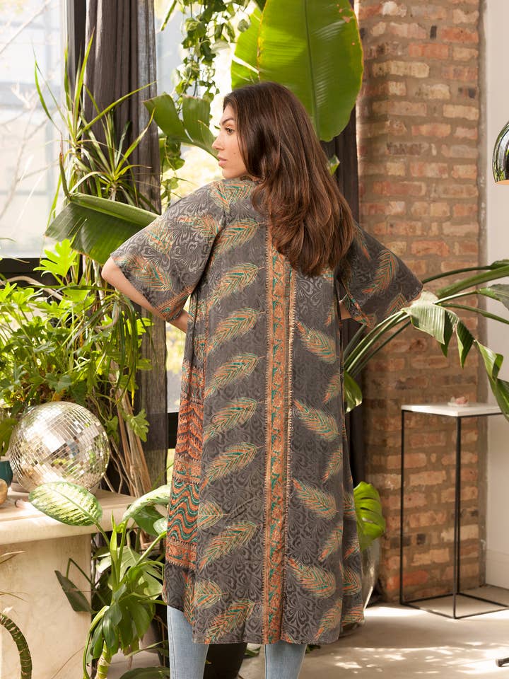 Baizaar - Wholesale Kimono - Women's - Sari Duster1