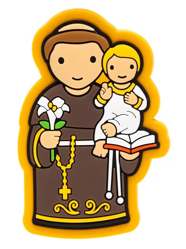 Saint Anthony Catholic Fridge Magnet | Lost Things Patron | Little Drops of Water for wholesale by Little Drops of Water®