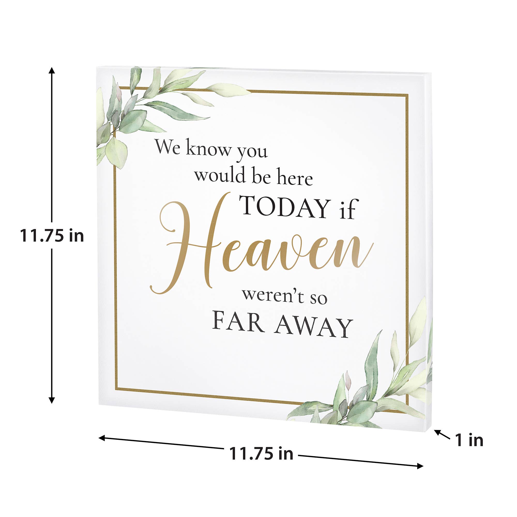 Lillian Rose - Wholesale Sign - Lillian Rose Memorial Canvas in White and Gold2