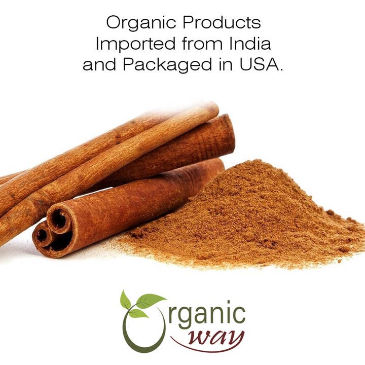 Organic Way LLC - Wholesale Dried spice - Premium Cinnamon Cassia Powder (Cinnamomum cassia) - Adds Flavour & Aroma | Kosher Certified | Vegan | Raw, Non GMO & Gluten Free | USDA Certified | Origin - India6