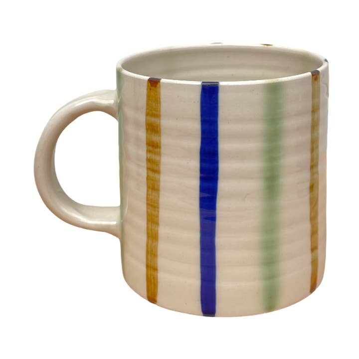 Oxide Pinstripe Mug for wholesale by Paige Mitchell