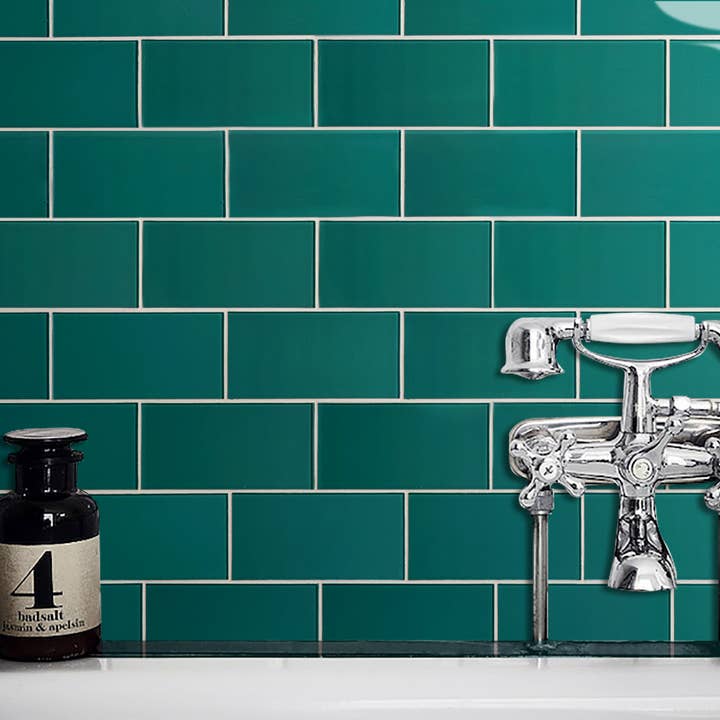 WS Tiles - Vente Carrelages muraux - Carreau de mosaïque en verre de 3" x 6", dosseret pour cuisine et salle de bain - 5 pieds carrés par carton77