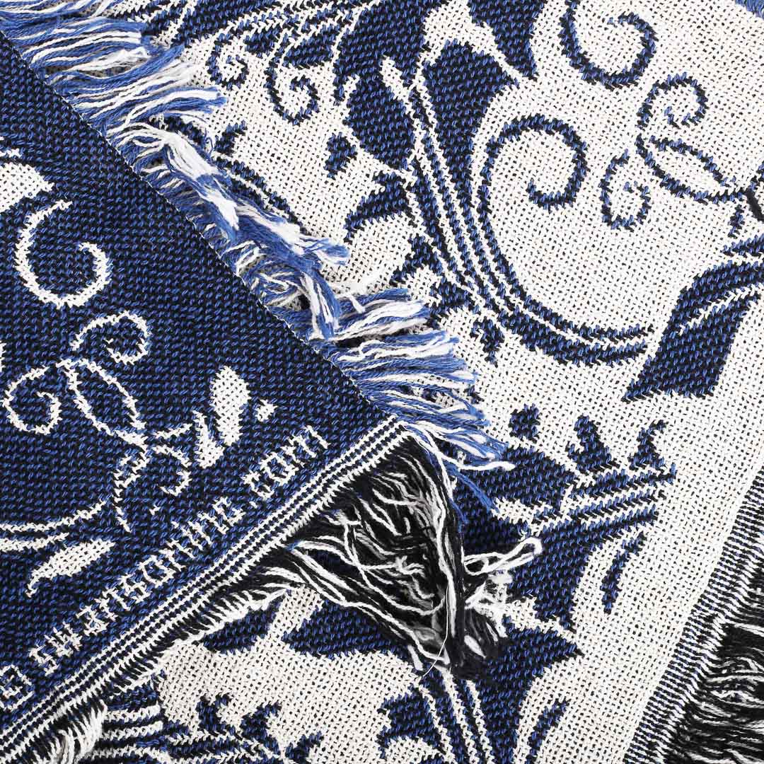 Swanson Christian Products - Wholesale Throw Blanket - Throw Amazing Grace - Blue - 50" X 60"3