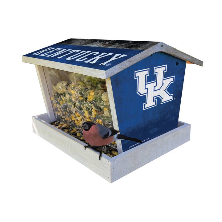 University of Kentucky Bird Feeder - Assembled for wholesale by Fan Creations
