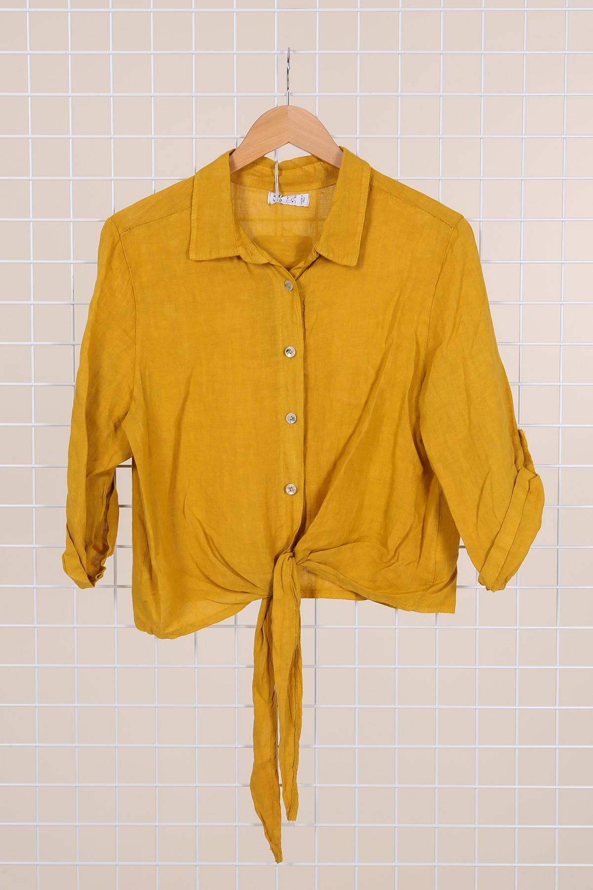 LINEN & COTTON HOUSE - Wholesale Button Down Shirt - Women's - 6228 100% LINEN SHIRT 8