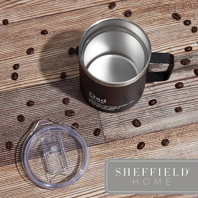 Crover - Wholesale Insulated Mug/Tumbler - 12oz Stainless Steel Insulated Coffee Mug with Handle & Lid2