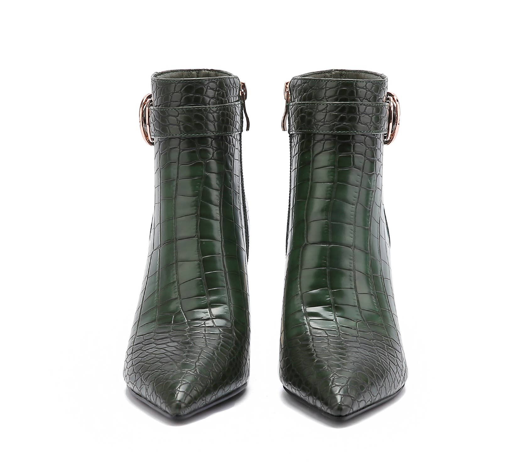 LADY COUTURE - Vendita all'ingrosso Stivaletti - Donna - Stivaletto con tacco in metallo e stampa Groovy Croco10