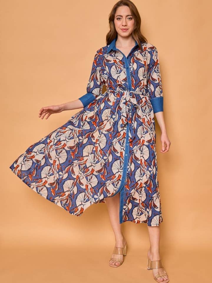 Robe chemise en coton - Orice pour la vente par Orice