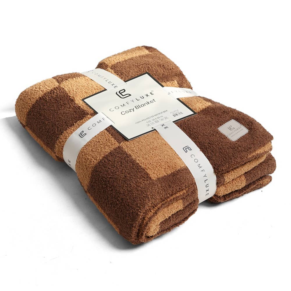 Sensibling Corp. – wholesale Throw blanket – Reversible Checkerboard Patterned Throw Blanket
4