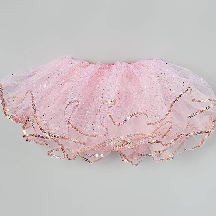 Tutu reversibile rosa baby con glitter per la vendita all'ingrosso da parte di Wenchoice