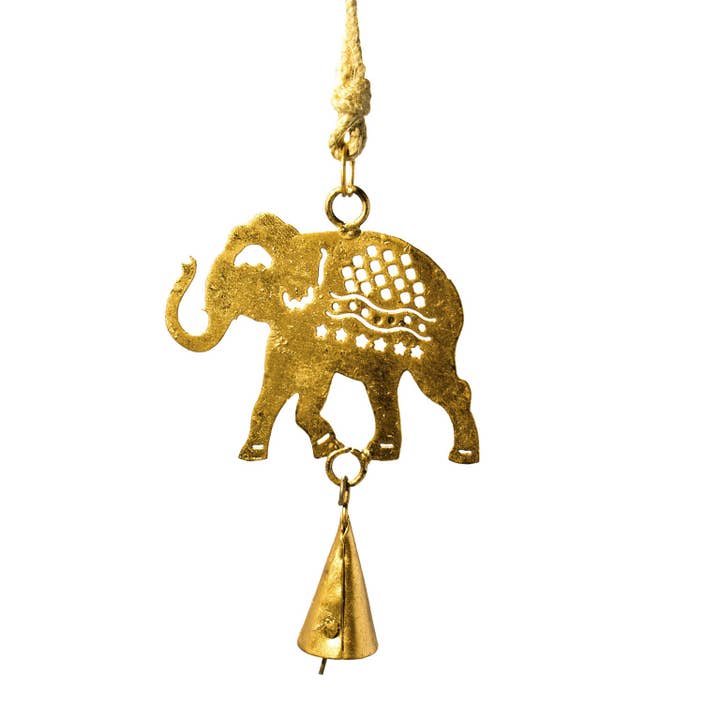 Mira Fair Trade - Wholesale Wind Chime - Mini Elephant Wind Chime