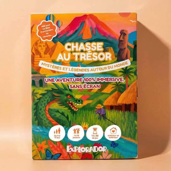 Treasure Hunt Box - Mysteries and Legends Around the World - Ages 9/11 for wholesale by Explorador