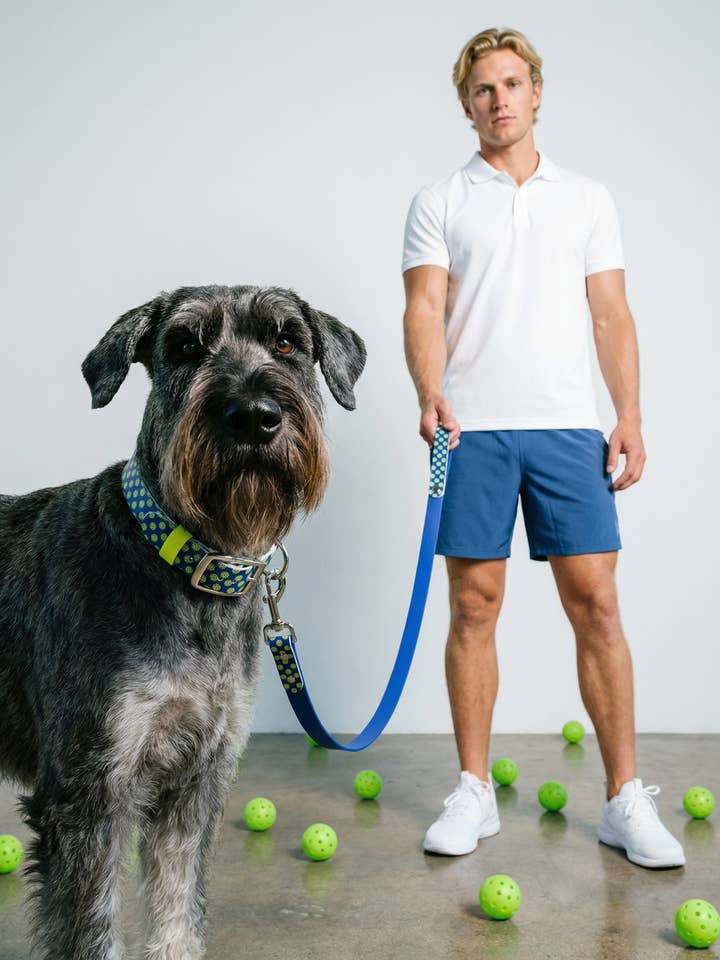 Pickleball Biothane Leash for wholesale by Barking Fancy