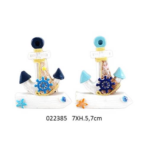 Faye - Wholesale Magnet - Anchor Magnet 'Bordache' 7 X 2 X H. 5.7 cm / 2 Units0